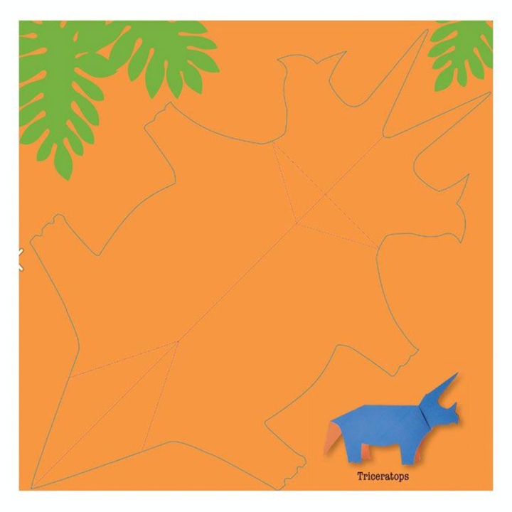 Livre Dinosaures à plier et à jouer - Mango - Rougier et Plé