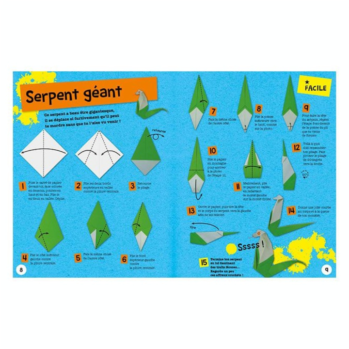 Livre Monstres en origami ! - Fleurus - Rougier et Plé