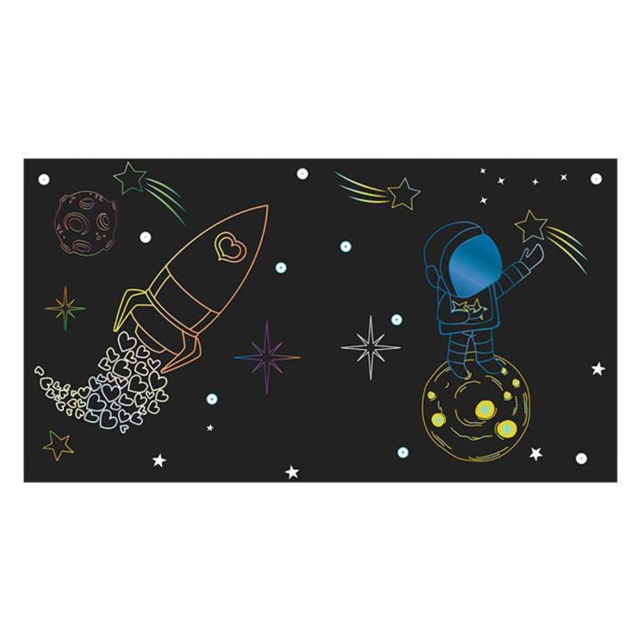 Livre coffret Cartes à pailleter et colorier : Constellations - Fleurus - Rougier et Plé