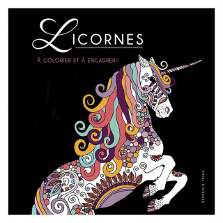 Illustrations à colorier Licornes - Dessain et Tolra - Rougier et Plé