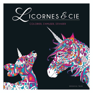 Illustrations à colorier Licorne & Cie - Dessain et Tolra - Rougier et Plé