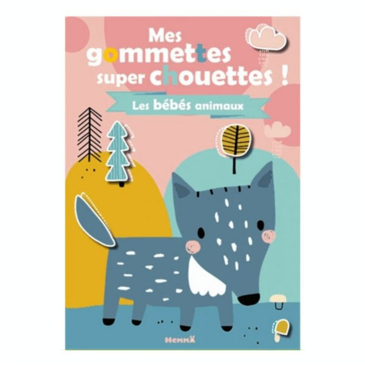 Mes gommettes super chouettes ! Les bébés animaux - Hemma - Rougier et Plé