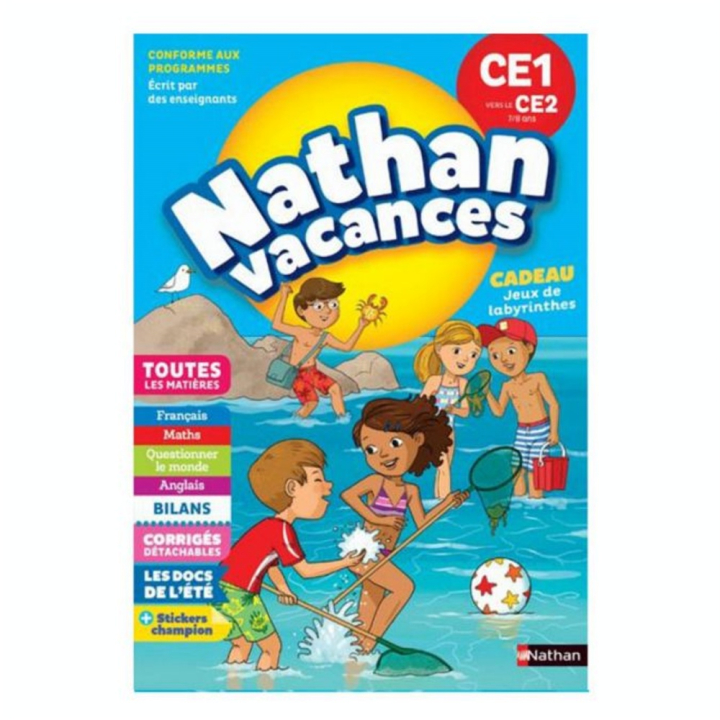Cahier de vacances primaire CE1 vers le CE2 7/8 ans - Interforum - Rougier et Plé