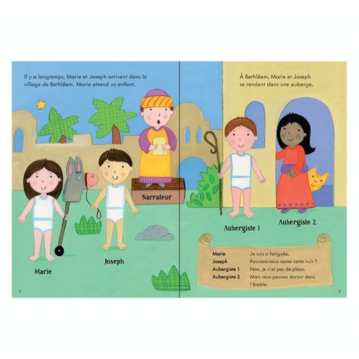 Livre La crèche de Noël - Usborne - Rougier et Plé