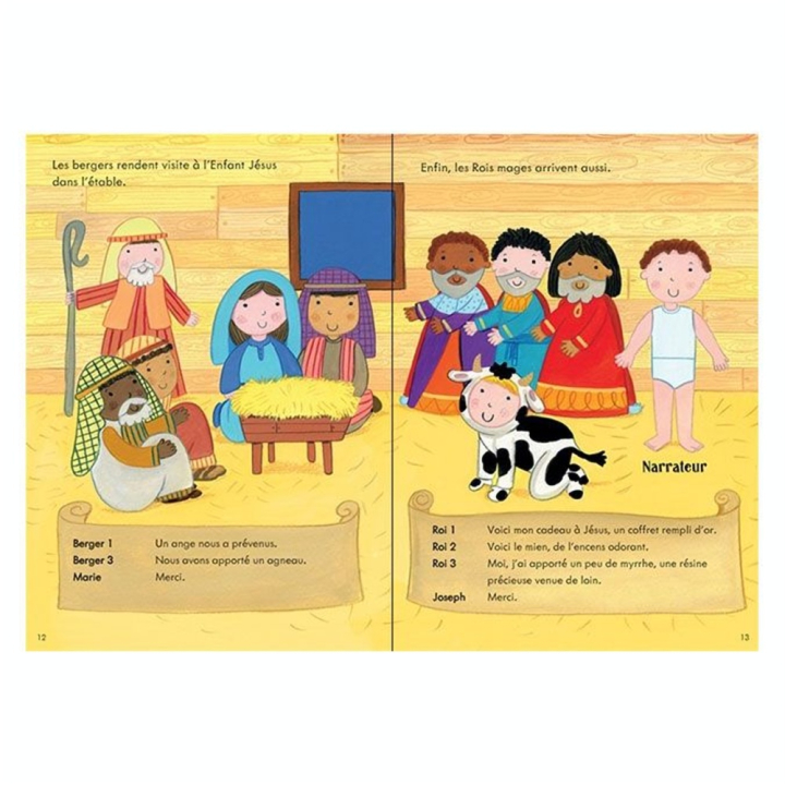 Livre La crèche de Noël - Usborne - Rougier et Plé
