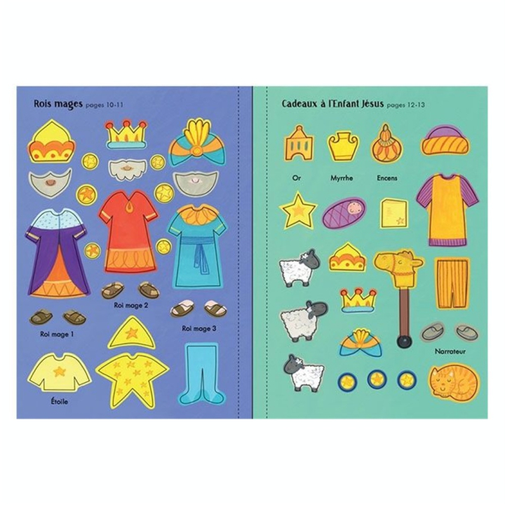 Livre La crèche de Noël - Usborne - Rougier et Plé