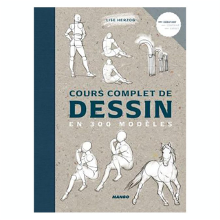 Livre Cours complet de dessin en 300 modèles - Mango - Rougier et Plé