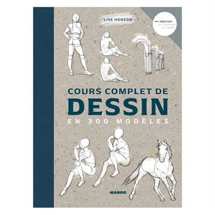 Livre Cours complet de dessin en 300 modèles - Mango - Rougier et Plé
