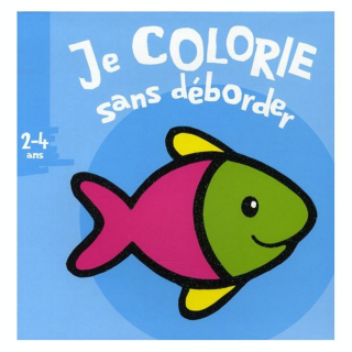 Album de coloriage Je colorie sans déborder Poisson - Hemma - Rougier et Plé