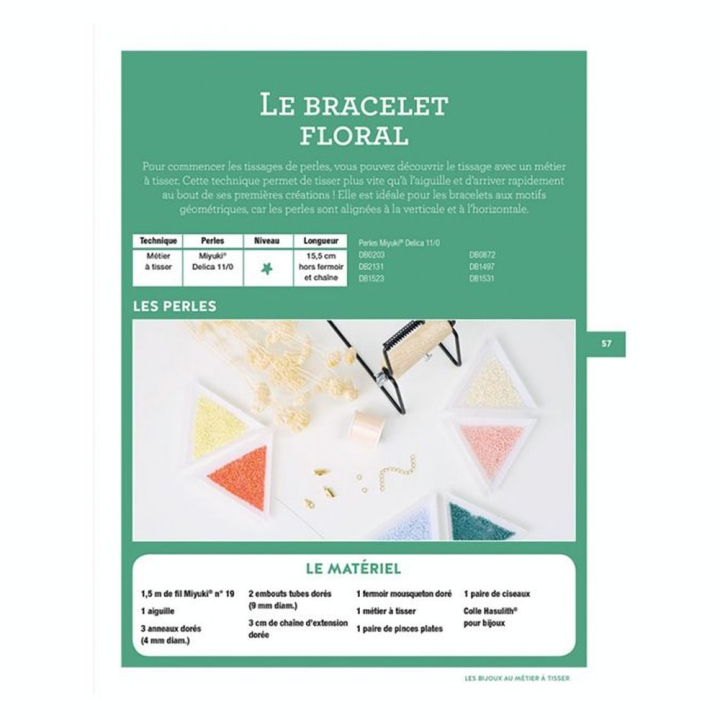 Livre Tissages de perles - Créa Passions - Rougier et Plé
