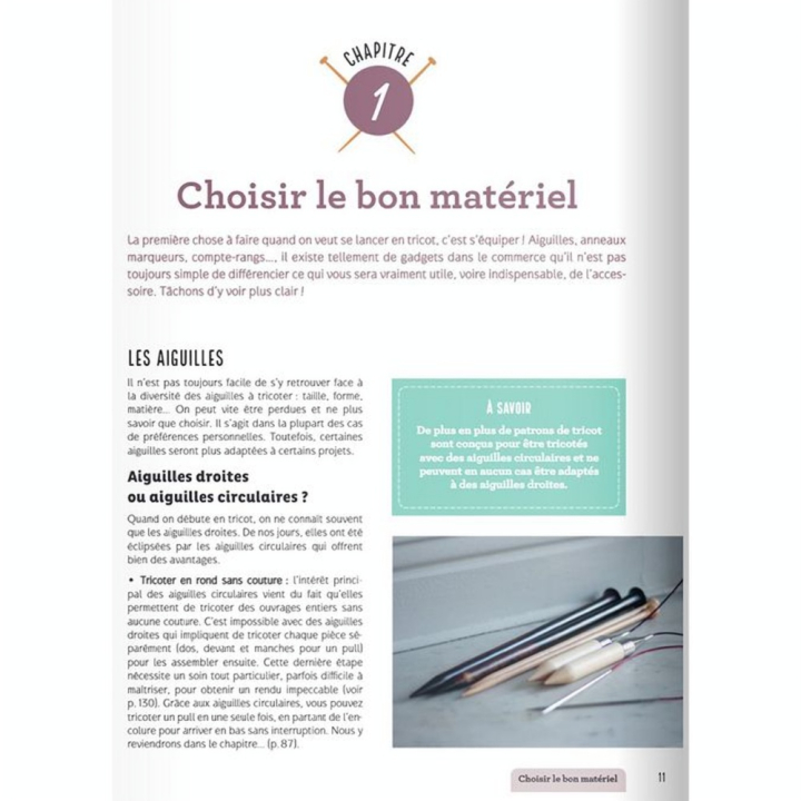 Livre Je me mets au tricot - Eyrolles - Rougier et Plé