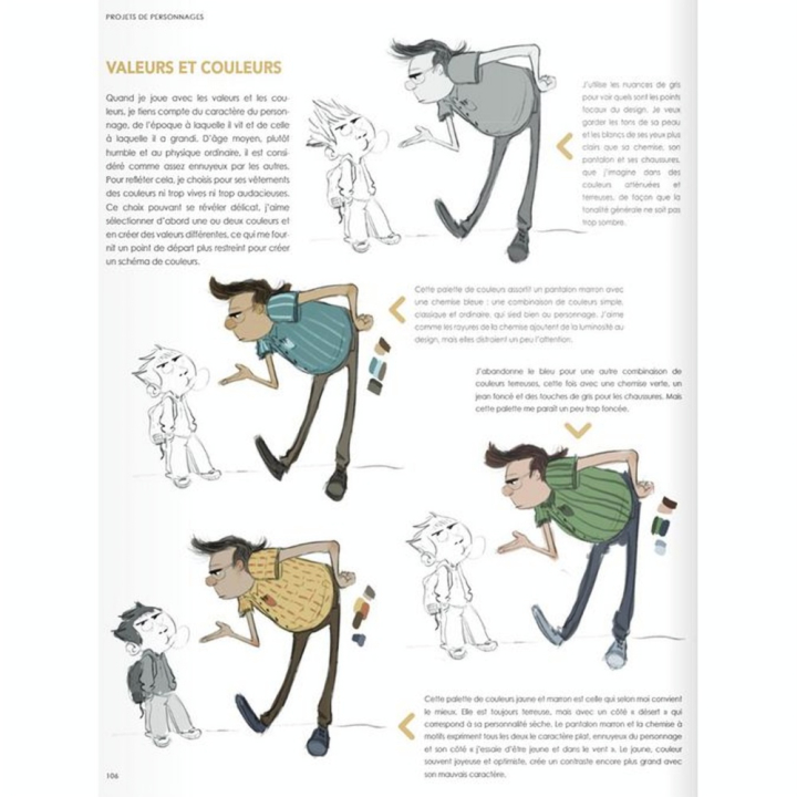 Livre Créer des personnages - Eyrolles - Rougier et Plé