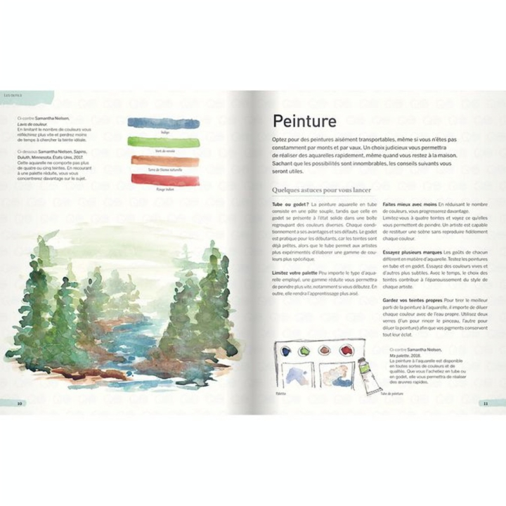 Livre 5 minutes pour peindre à l'aquarelle - Eyrolles - Rougier et Plé