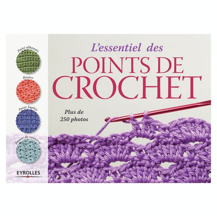 Livre L'essentiel des points de crochet - Eyrolles - Rougier et Plé