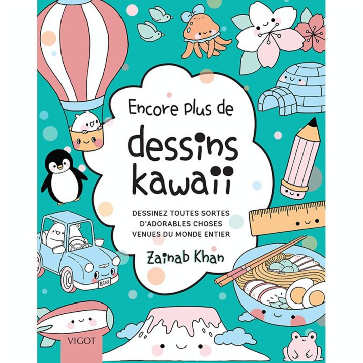 Livre Encore plus de petits dessins kawaii - Éditions Vigot - Rougier et Plé