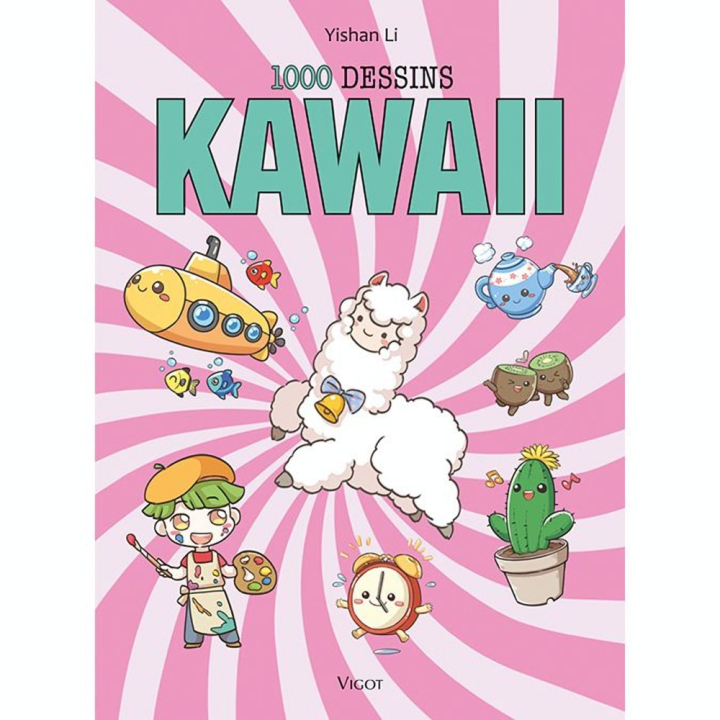 Livre 1000 dessins kawaï - Éditions Vigot - Rougier et Plé