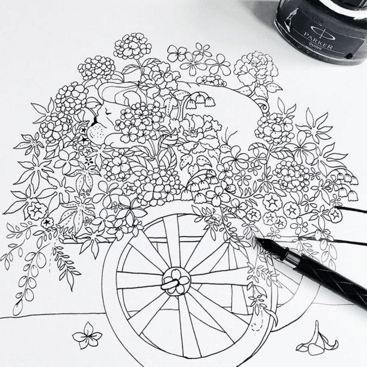 Livre de coloriage Un million de Chiens - First Editions - Rougier et Plé