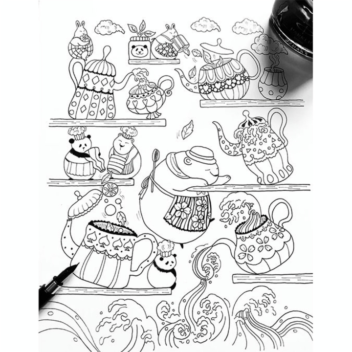 Livre de coloriage Un million d'Ours - First Editions - Rougier et Plé