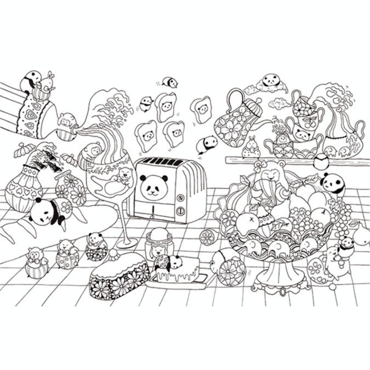 Livre de coloriage Un million d'Ours - First Editions - Rougier et Plé