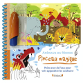 Livre de Coloriage Pinceau magique Animaux du Monde - Gründ - Rougier et Plé