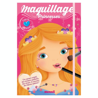 Carnet créatif Maquillage Princesses - Hemma - Rougier et Plé