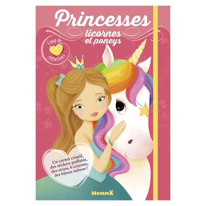 Livre Coup de cœur créations Princesses, licornes et poneys - Hemma - Rougier et Plé