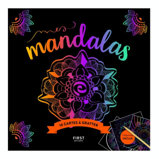 Cartes à gratter Mes mandalas - First Editions - Rougier et Plé