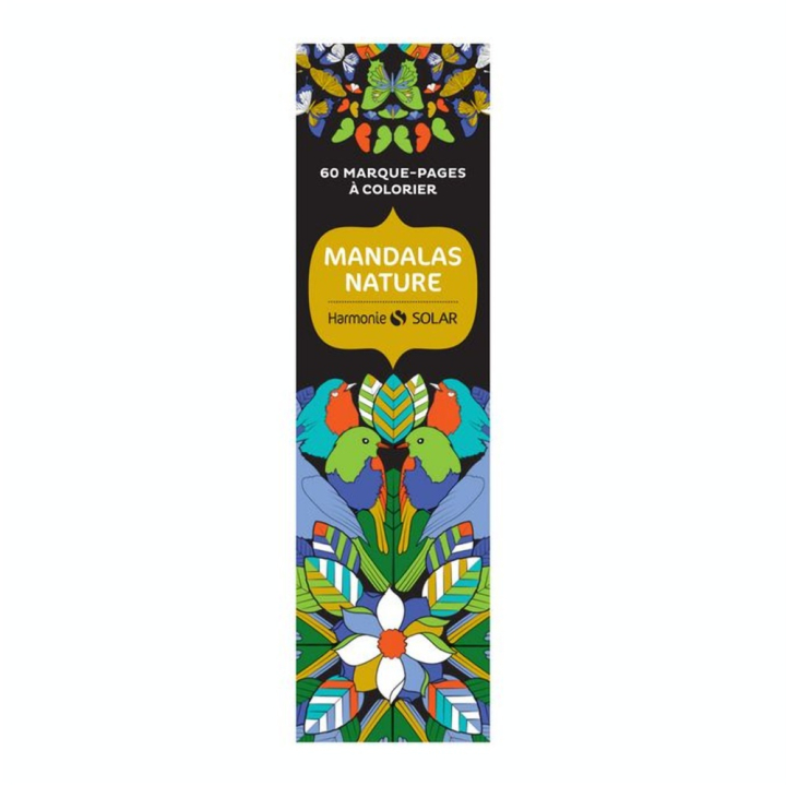 Marque-pages à colorier Mandalas Nature - Solar - Rougier et Plé