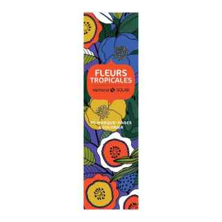 Marque-pages à colorier Fleurs tropicales - Solar - Rougier et Plé