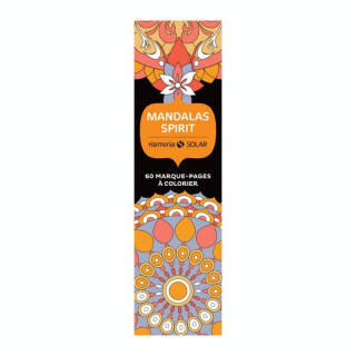 Marque-pages à colorier Mandalas Spirit - Solar - Rougier et Plé