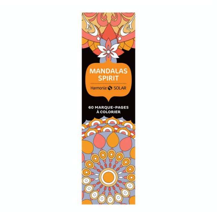 Marque-pages à colorier Mandalas Spirit - Solar - Rougier et Plé
