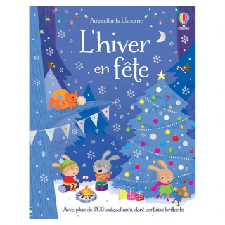 Album d'autocollants L'hiver en fête - Usborne - Rougier et Plé
