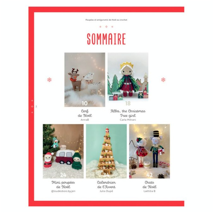 Livre Poupées & amigurumis de Noël au crochet - Editions de Saxe - Rougier et Plé