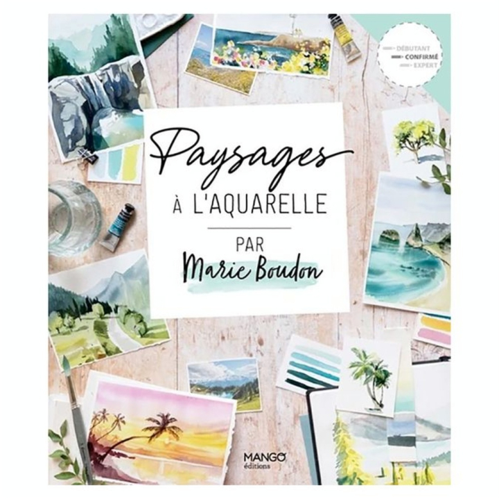 Livre Paysages à l'aquarelle par Marie Boudon - Mango - Rougier et Plé