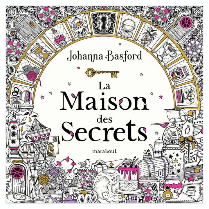 Livre de coloriage La maison des secrets - Marabout - Rougier et Plé