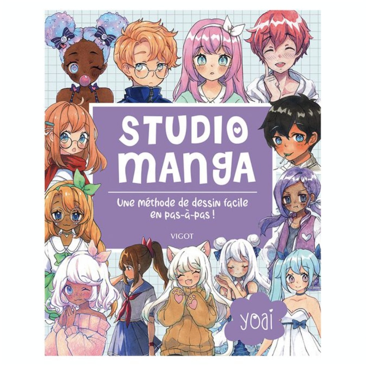 Livre Studio Manga Une méthode de dessin facile pas-à-pas - Éditions Vigot - Rougier et Plé