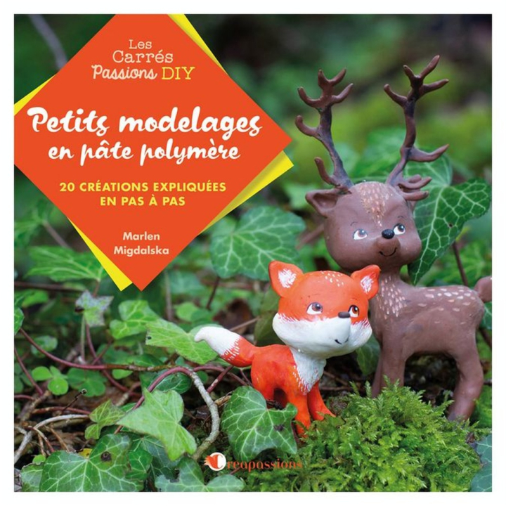 Livre Petits modelages en pâte polymère - Créa Passions - Rougier et Plé