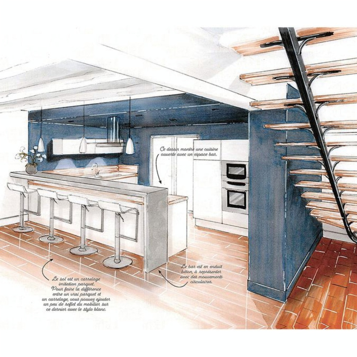 Livre Dessinez vos projets de décoration - Dessain et Tolra - Rougier et Plé