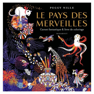 Livre de coloriage Le pays des merveilles - Marabout - Rougier et Plé