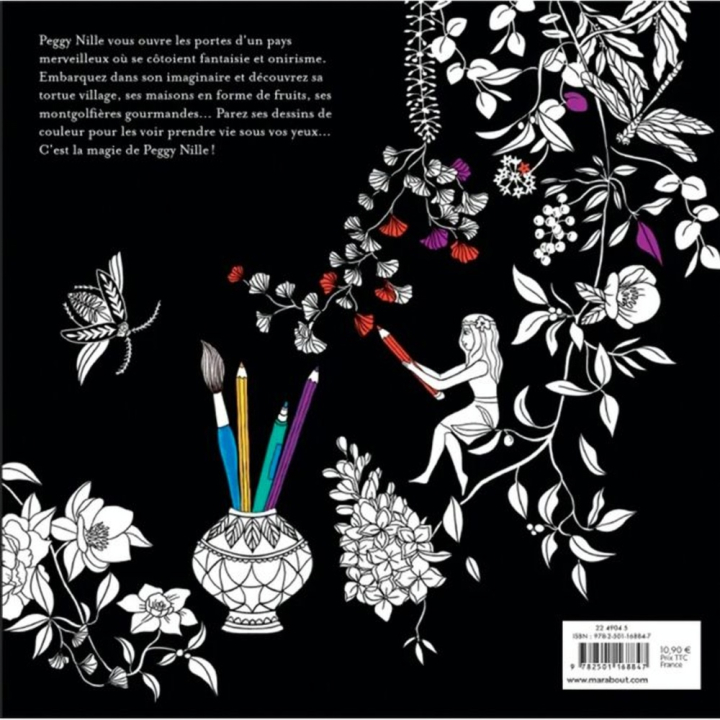 Livre de coloriage Le pays des merveilles - Marabout - Rougier et Plé