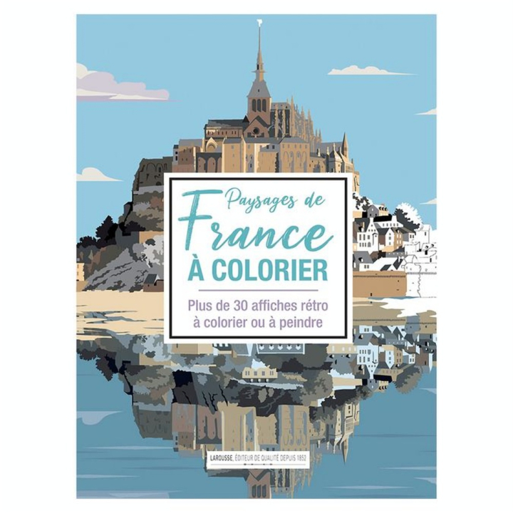 Livre de coloriage Paysages de France à colorier - Larousse - Rougier et Plé