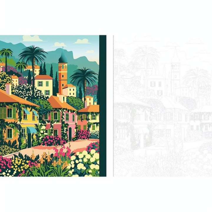 Livre de coloriage Paysages de France à colorier - Larousse - Rougier et Plé