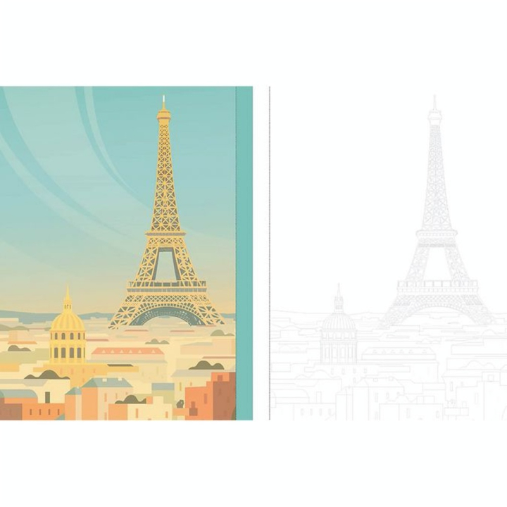 Livre de coloriage Paysages de France à colorier - Larousse - Rougier et Plé