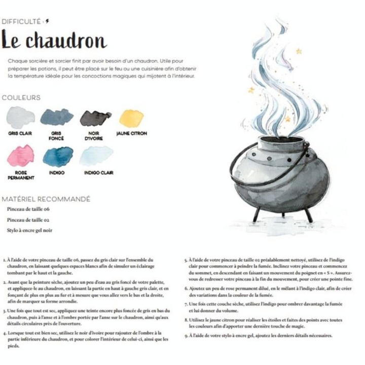 Livre D'après les films Harry Potter : la magie de l'aquarelle - Hachette - Rougier et Plé