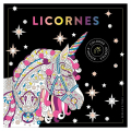 Livre de coloriage Black Coloriage Licornes - Dessain et Tolra - Rougier et Plé