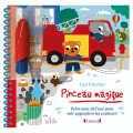 Livre de Coloriage Pinceau magique Les Engins - Gründ - Rougier et Plé