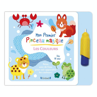 Livre de Coloriage Mon premier Pinceau magique Les Couleurs - Gründ - Rougier et Plé
