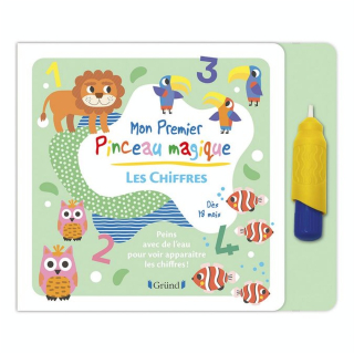 Livre de Coloriage Mon premier Pinceau magique Les Chiffres - Gründ - Rougier et Plé