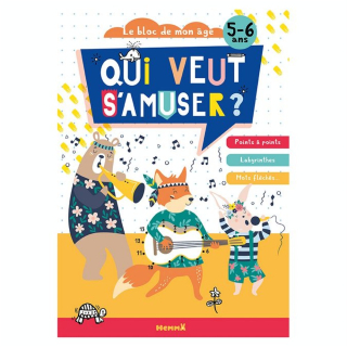 Album de Coloriage Le bloc de mon âge Qui veut s'amuser ? - Hemma - Rougier et Plé
