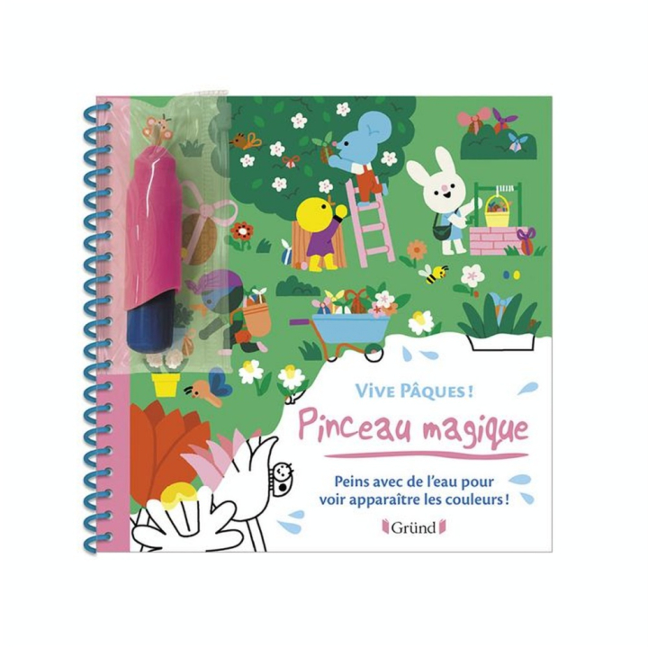 Livre de coloriage Pinceau Magique Vive Pâques ! - Gründ - Rougier et Plé